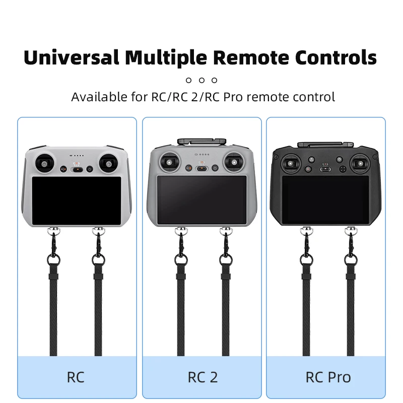 Cordón para DJI Mini 3 Pro RC con pantalla de Control remoto correa para el cuello para Air 3/Mavic 3 Pro cinturón ajustable accesorio para Dron
