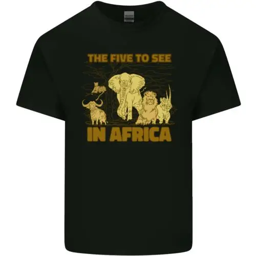 The Five to See in Africa Safari Animals Kids T-Shirt Childrens