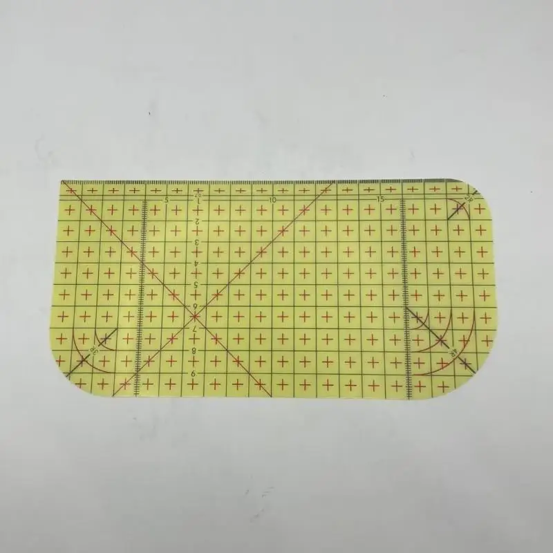 1/2 Stück Acryl-Nählineal-Set, hochpräzises Raster, klare Skala für Quilting, Schneiderei und Bastelarbeiten. – Detail 1