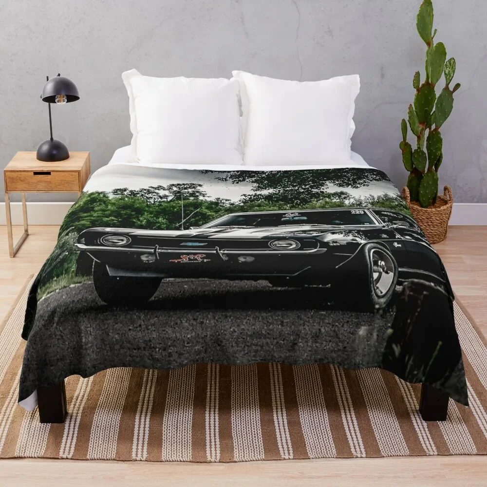 

Chevy Camaro 1969 Throw Blanket Baby Hairy for sofa Plush Blankets