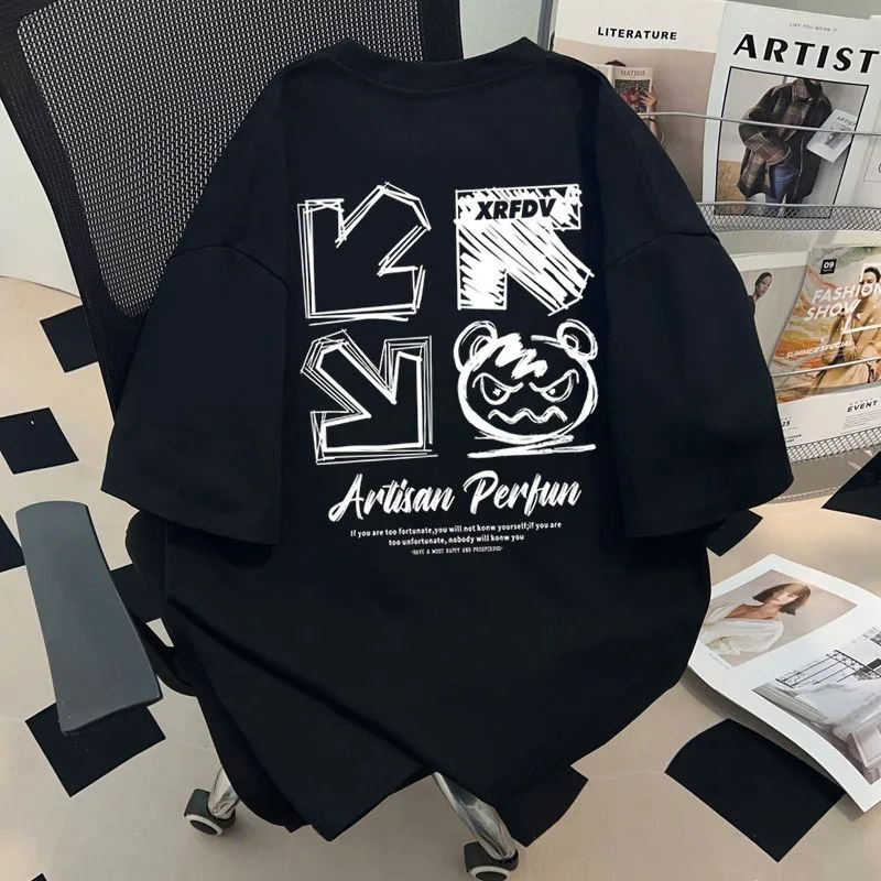 

Летние повседневные многофункциональные футболки унисекс с принтом свободного кроя, новинка 2026 года