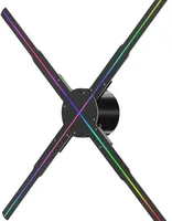 50cm Wifi Holographic Fan 3D Advertising Machine 576 LED Sign Neon Smart HD Player  Free large-capacity memory card