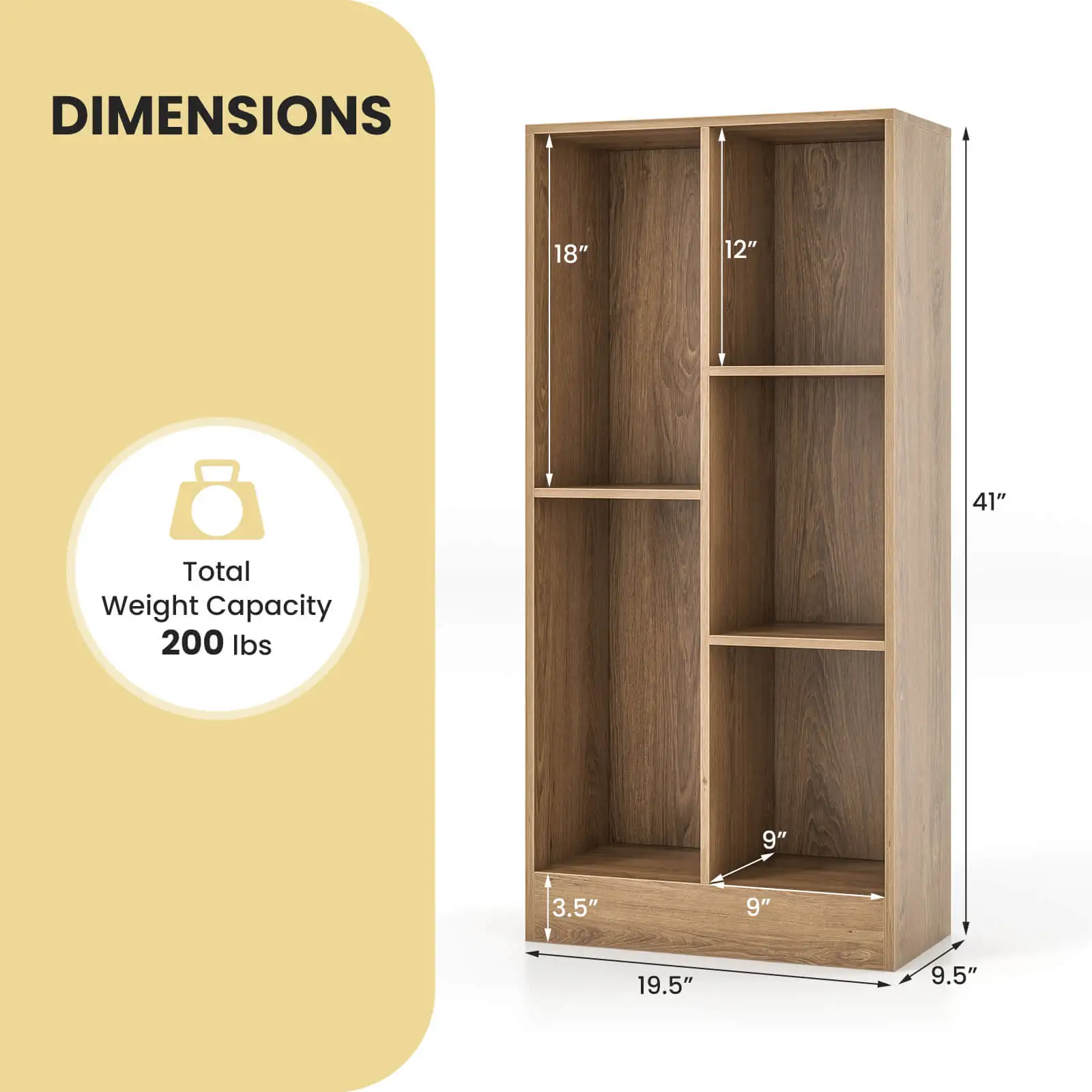 5-Cube Bookcase for Kids 41