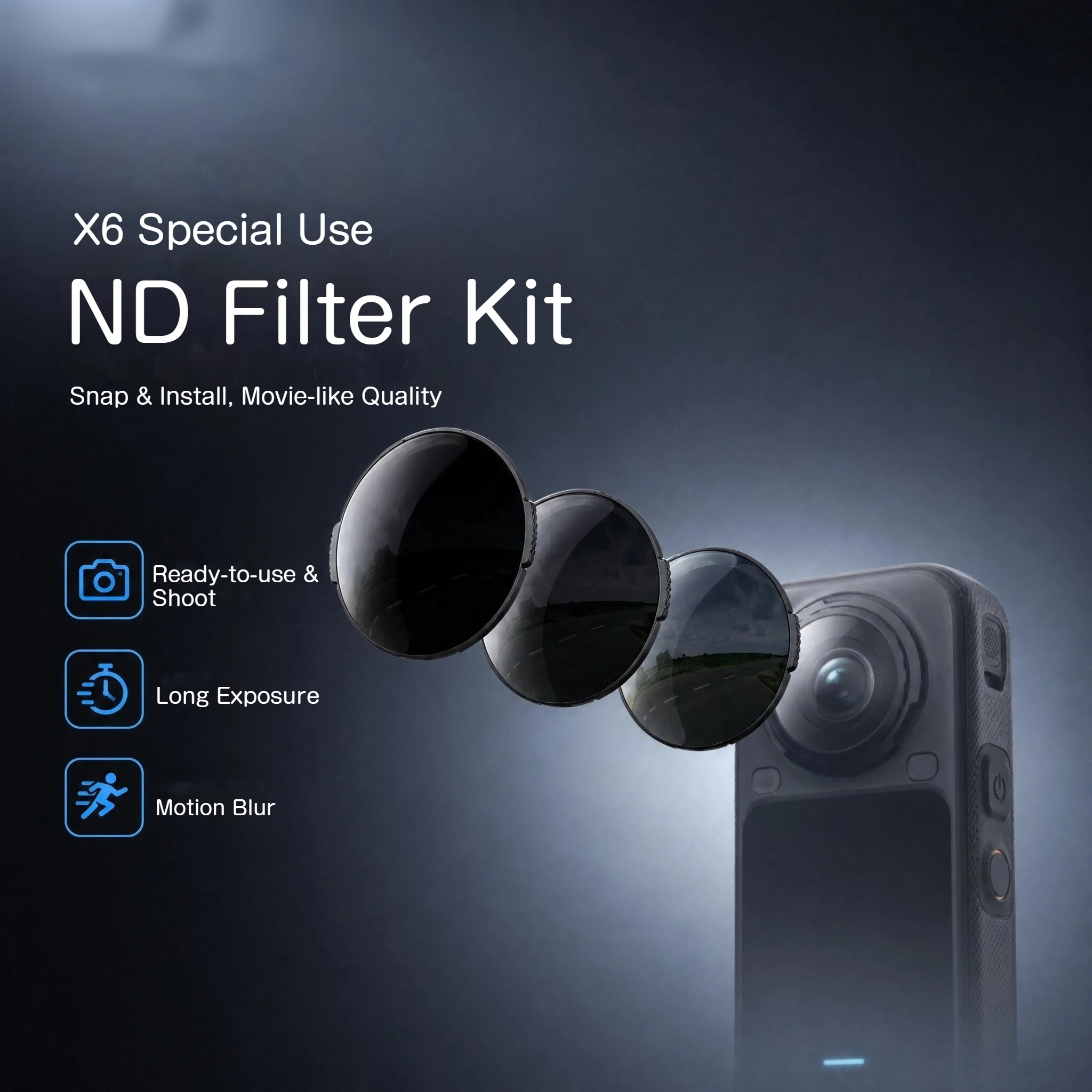 Yczca per Insta360 X6 Filtro p - Action Camera Nd Filter Set 4K recensione e prezzo