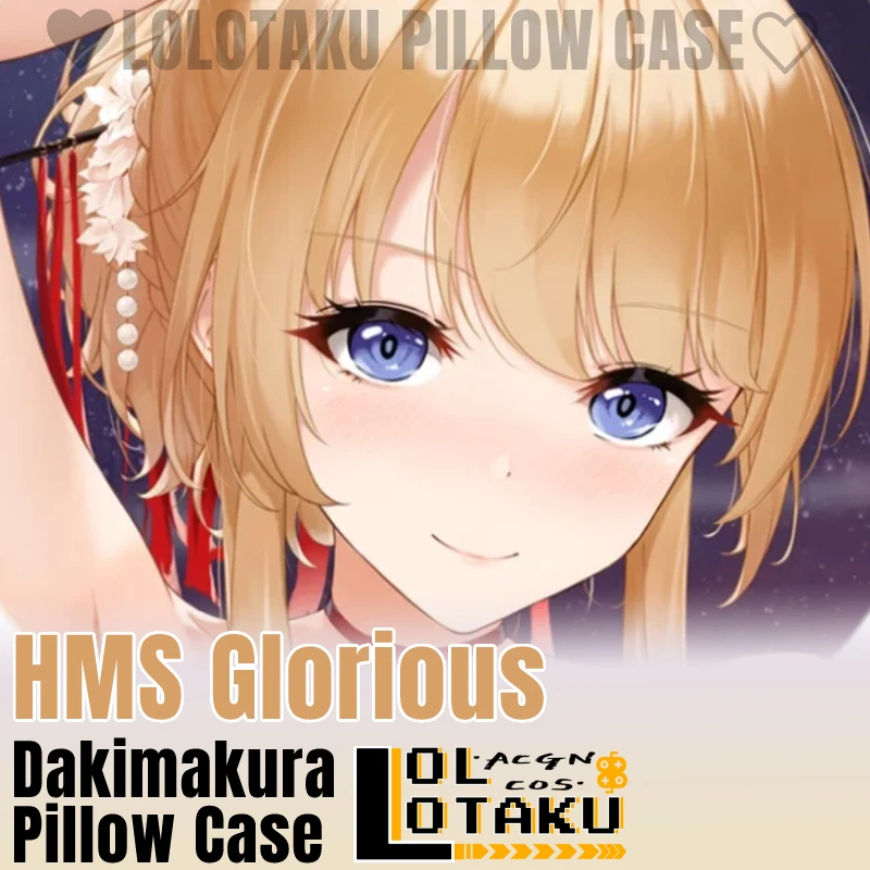 

HMS Glorious Dakimakura Azur Lane Game Pillowcase Hugging Full Body Sexy Cushion Cover Pillow Case Home Bedding Decor Otaku Gift