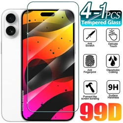 1/4Pcs Tempered Glass For iPhone 15 Pro Max Screen Protector For iphone 14 13 12 11 16 7 8 Plus X XS Max Mini Protective Glass