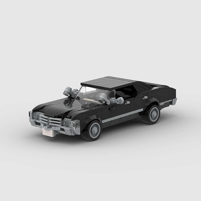 Classic racing car model assembly toy set, suitable as a gift for parent-child interaction and a home decoration item