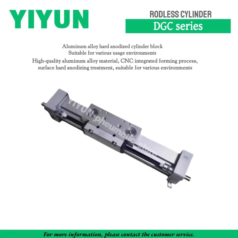 1pc DGC-32-100-GF-PPV-A DGC-40-200-GF-PPV-A -300-400-500-600-700-800-900-1000-GF-PPV-A Mechanical Coupled Rodless Cylinder DGC