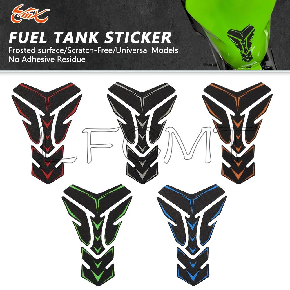 Frsoted Tank Pad Protector Sticker Tankpad Decor Decals Fit for Kawasaki NINJA H2R 400 Z900 Z1000 ZX6R ZX10R ER 6F 6N ZZR1400