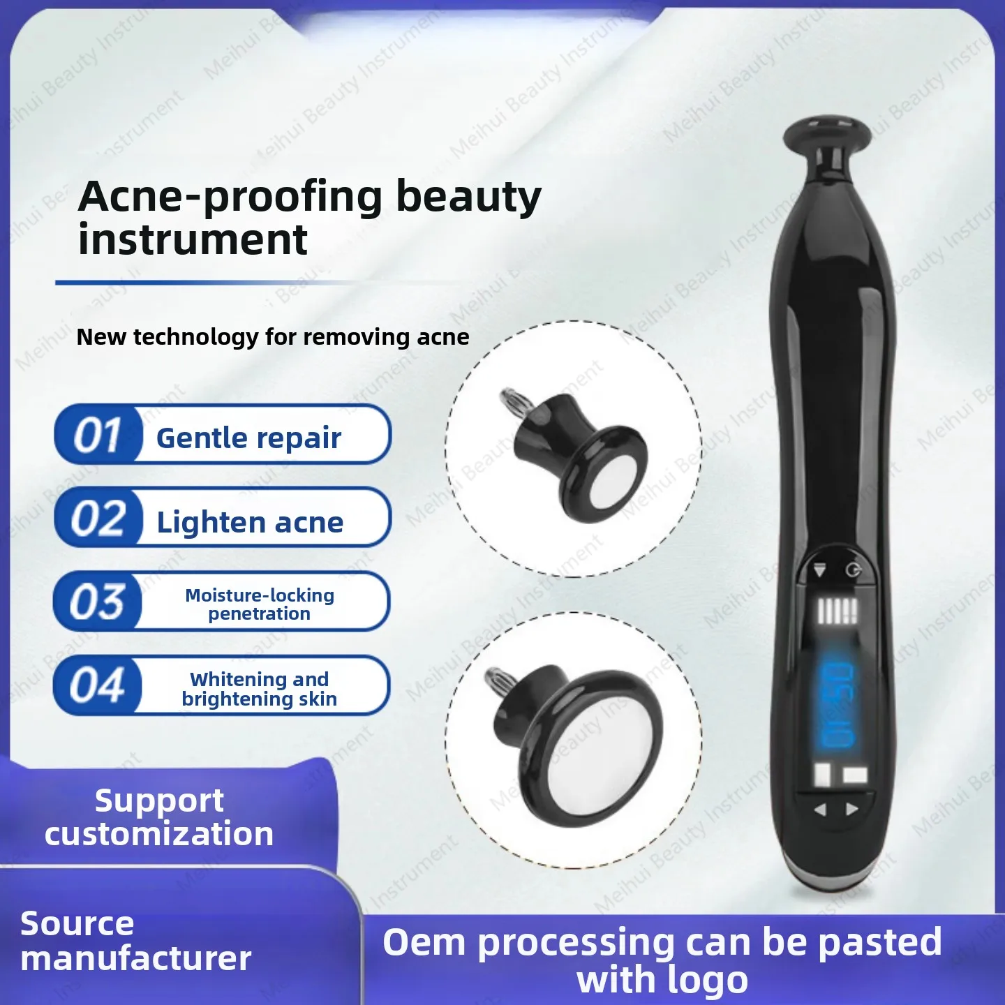 Plasma Air Acne Removal Instrument Household Facial Ozone Ion Beauty Instrument Electrotherapy Instrument