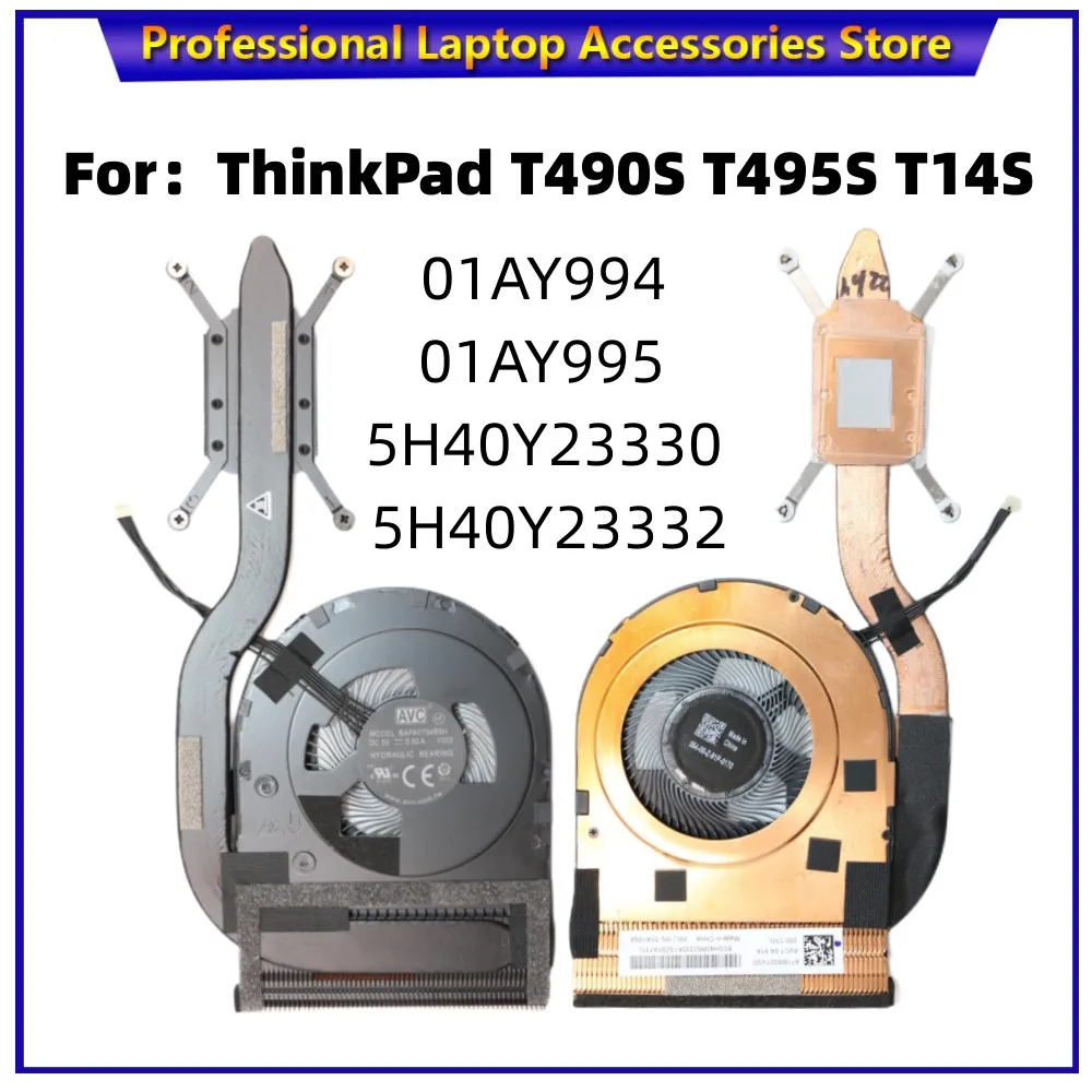para Lenovo Thinkpad T490s T495s T14s Laptop Uma Integrado Cpu Cooler Ventilador Dissipador de Refrigeração 5h40y23330 5h40y23332 01ay994 01ay995