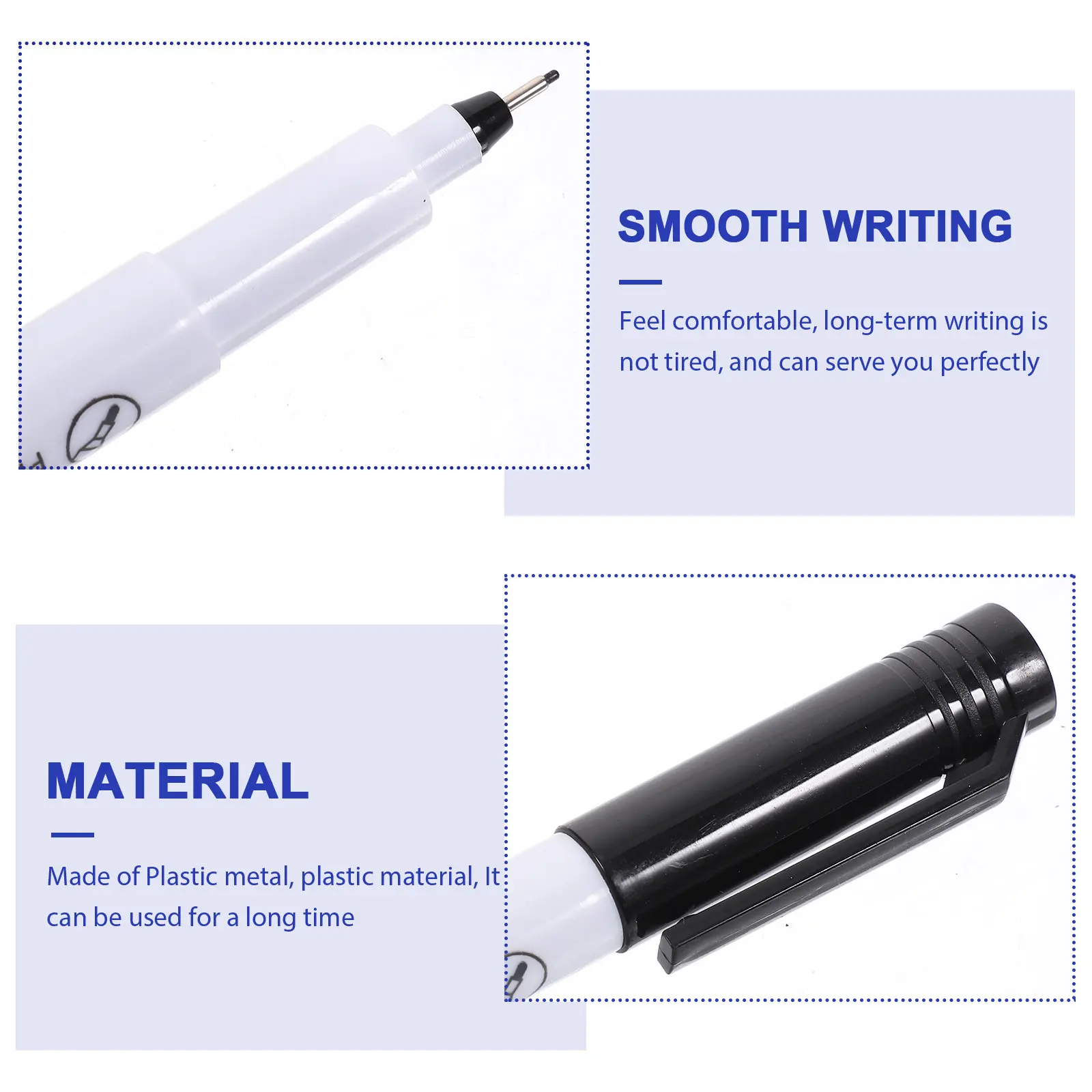 

10Pcs Fine Tip Whiteboard Marker Pens Classroom School Office Marking Graffiti Student Teacher Supply