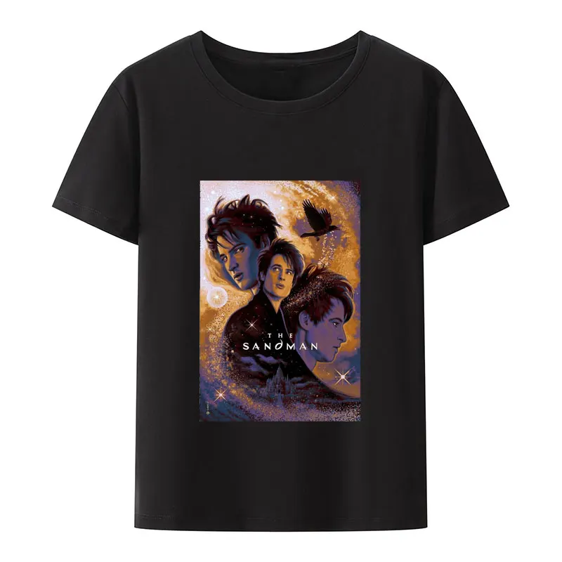 Camiseta de Modal de un sueño sin fin, camiseta de moda creativa de moda de Quinn Gaiman Sandman Death Comics, vértigo Morpheus