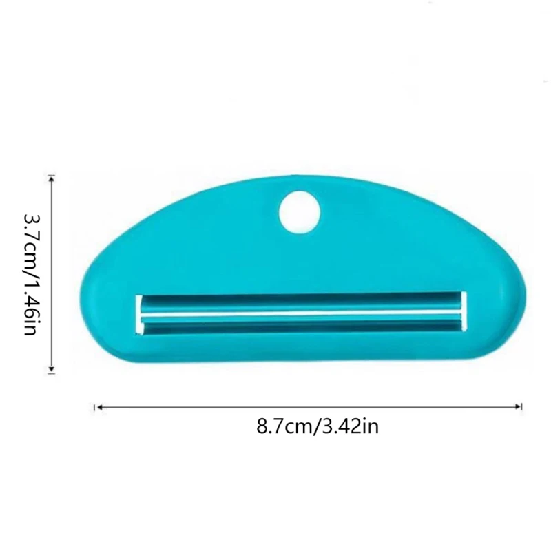 Dispensador de pasta de dientes Manual multifunción, exprimidor de tubo de crema, Clip de extrusión, abrazadera exprimidora, 5 piezas