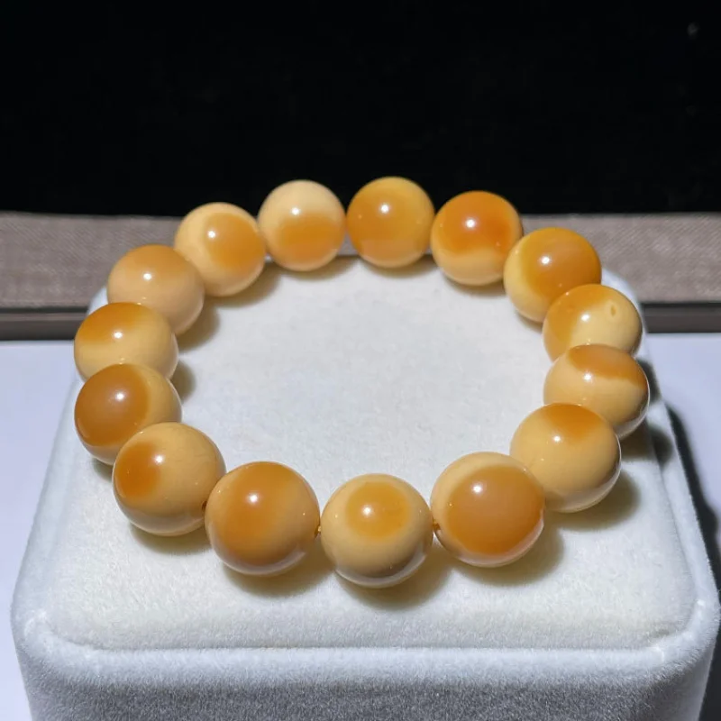 

Natural Jade Bracelet, Burmese Yellow-Shaped Citrine Decorative Ornament