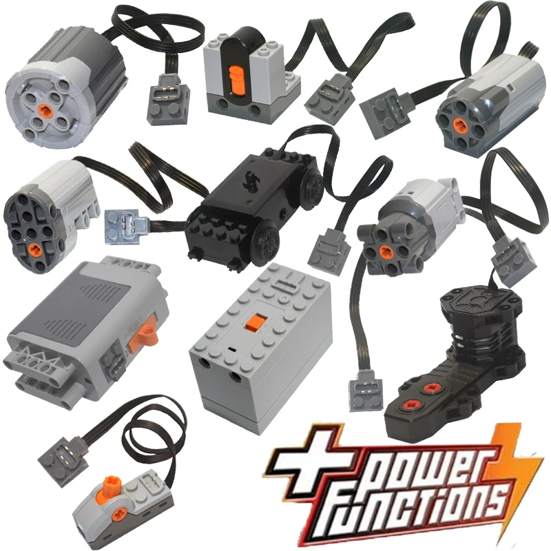 Power functions Technical parts Motor multi tool servo train motor 8293 8883 PF model sets building blocks Compatible All Brands