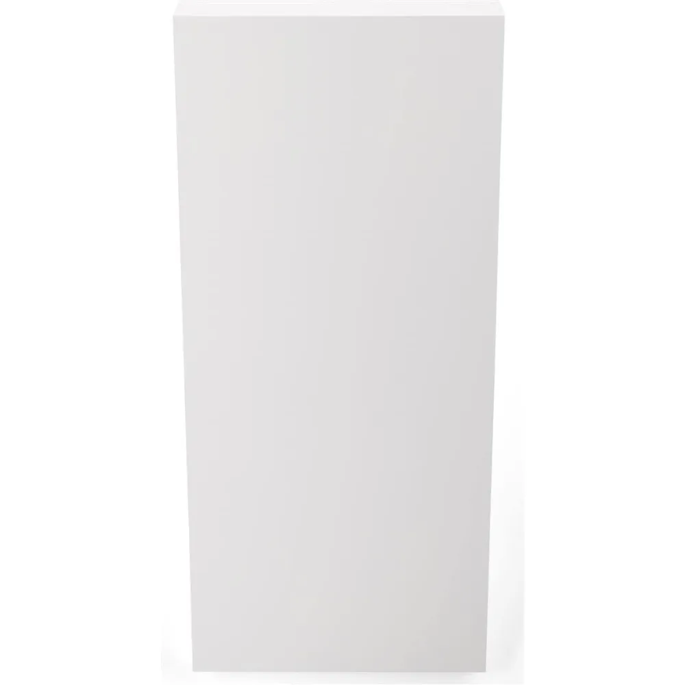 Wedge Wall Mount Pedestal, 28h x 12w Floating Shelf, Laminated MDF - White (SMWMPTRWHT)