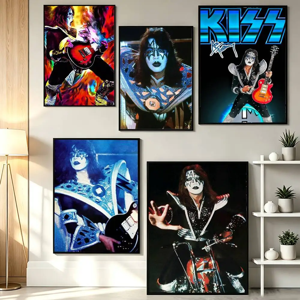 COOL A-Ace Frehley Poster HD Self Adhesive Waterproof Wall Art Ideal for Home Office Dorm Gift