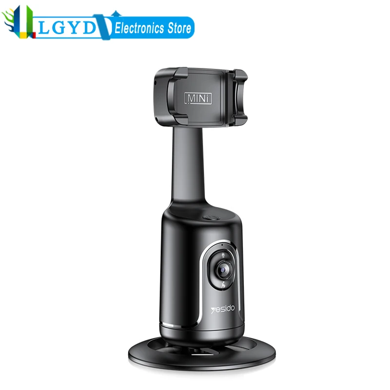 Yesido SF15 Auto Face Tracking Phone Holder Intelligent Face Recognition Gesture Remote Control PTZ Shooting Gimbal Mount