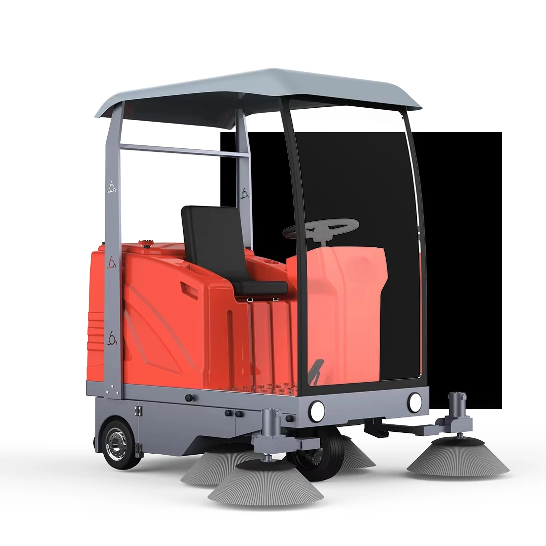 Высококачественный многофункциональный промышленный складский очиститель для пола, скрубберное оборудование, подметальная машина для езды