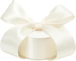 Ivory Ribbon 2 Inch Double Face Satin Ribbon Thick Ivory Ribbon for Wedding Bridal Bouquet Crafts Party Decorations - 25Yards