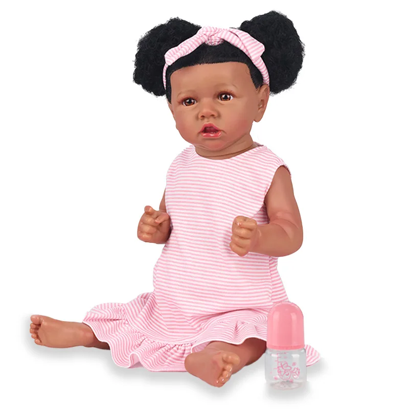 

55CM 22Inch Baby Dolls Holiday gifts Birthday present for Child Toys Doll Vinyl Reborn Baby Dolls Girl