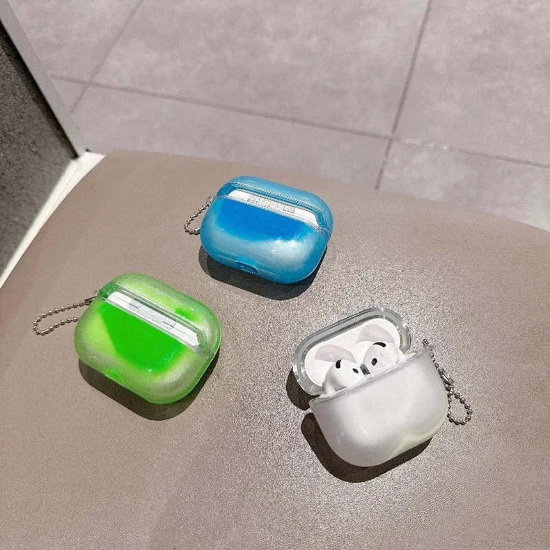 Świecące, błyszczące etui na słuchawki z ruchomym piaskiem do AirPods Pro 4 3 2 1, luksusowe etui ochronne z ruchomym piaskiem, twarda obudowa. — zdjęcie produktu 3