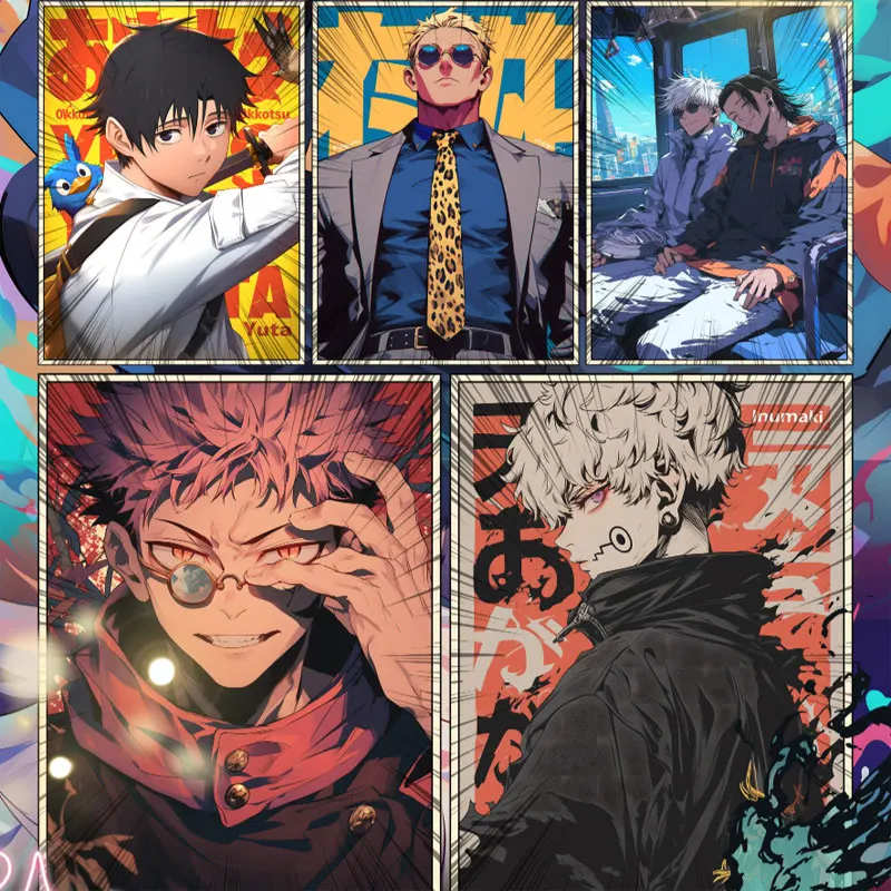 Newest Wholesale Crystal Culture B5 Jujutsu Kaisen JJK Trading Collection Card Japanese Anime Gojo Nanami ACG TCG Hobbies Gift