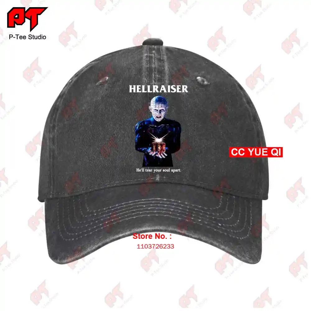 Vintage Horror Movie Hellraiser Baseball Caps Truck Cap Y69O