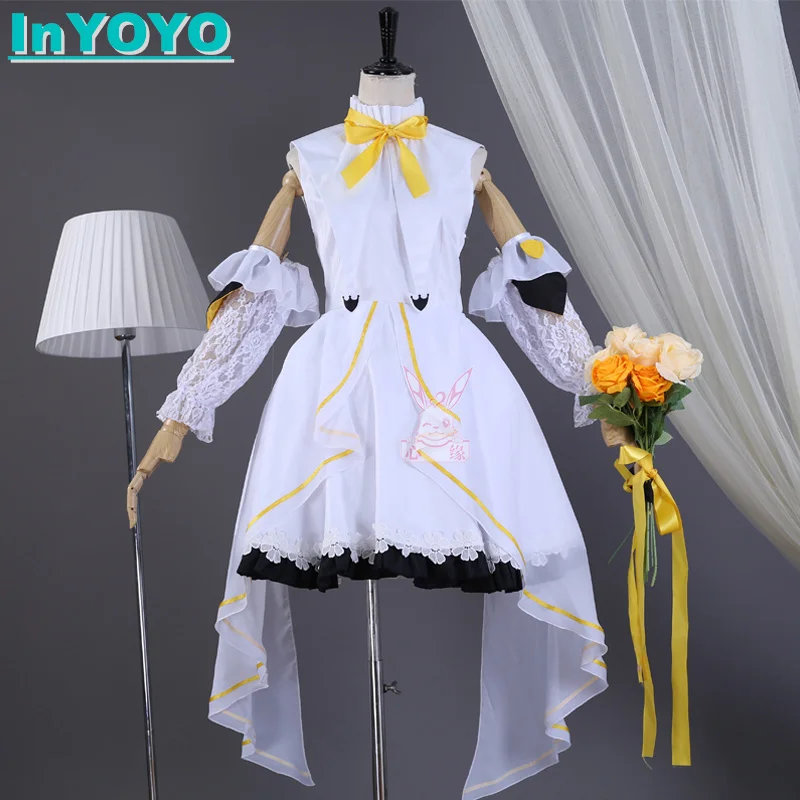 

InYOYO Petra Gurin Cosplay Costume Vtuber NIJISANJI First Anniversary Dress Uniform Full Set Halloween Carnival Party Outfit New