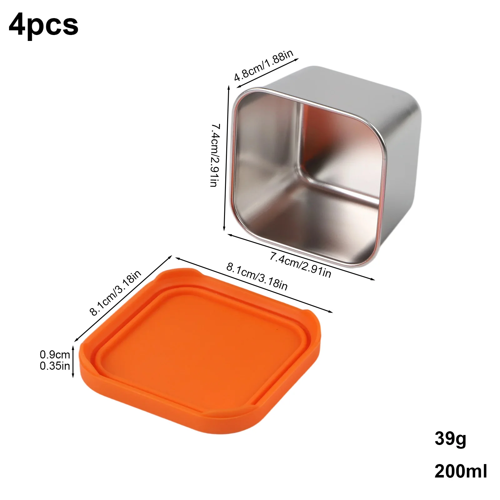 Colorful lids Portable Lunch Set Compact Reusable Food Storage Easy To Clean Handy Packing Solution Perfect For Outings