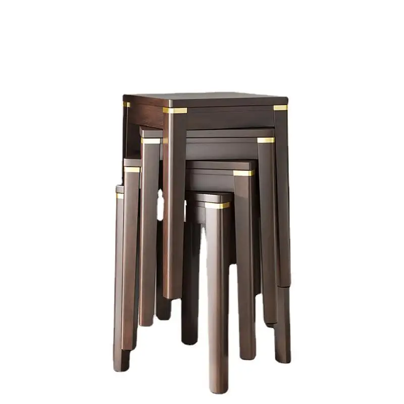 

Solid wood, stool, household, Chinese style, stackable, light luxury, low stool, living room