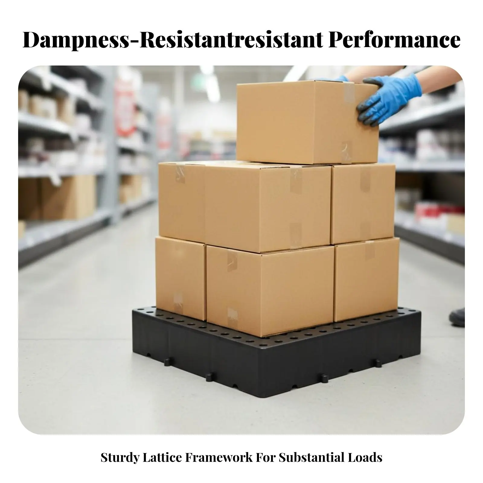 palete-plastico-resistente-a-Agua-conectavel-reutilizavel-e-facil-de-limpar-para-trabalhadores-de-varejo