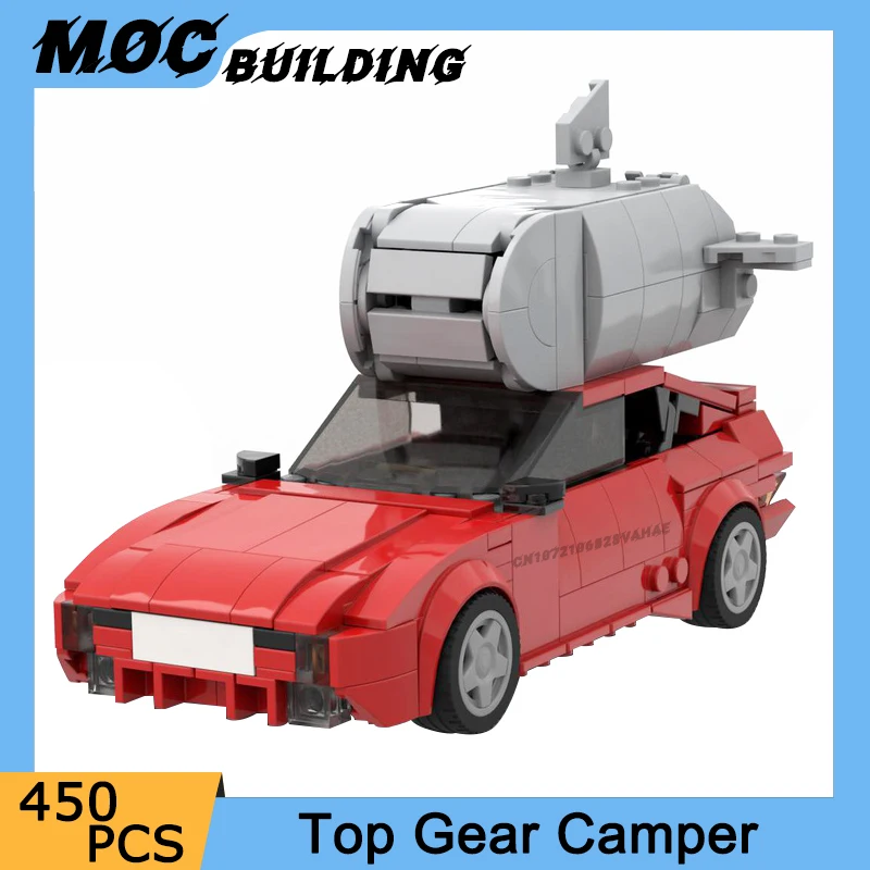 

City Classic Famous Vehicle Camper Car Model MOC Building Blocks Tourist Van DIY Assemble Bricks Collection Display Toys Gifts