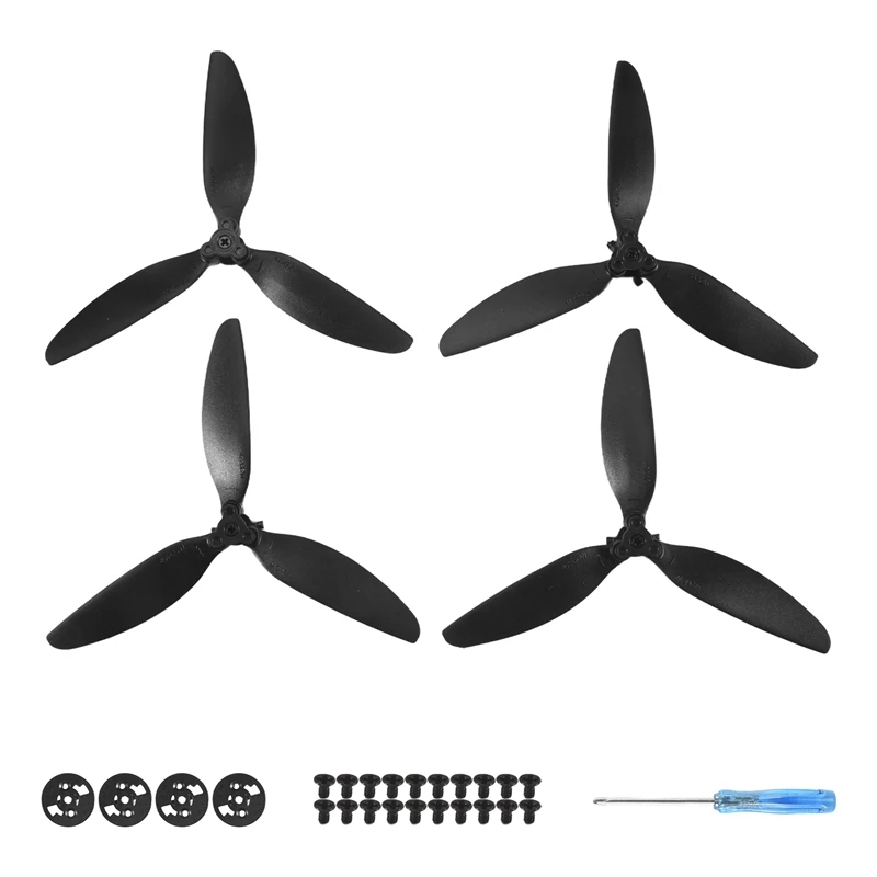 Three-Blade Propeller For DJI Mavic Mini/ Mini 2 Drone Props Blade Replacement Wing Fans For DJI Mini 2-AD03