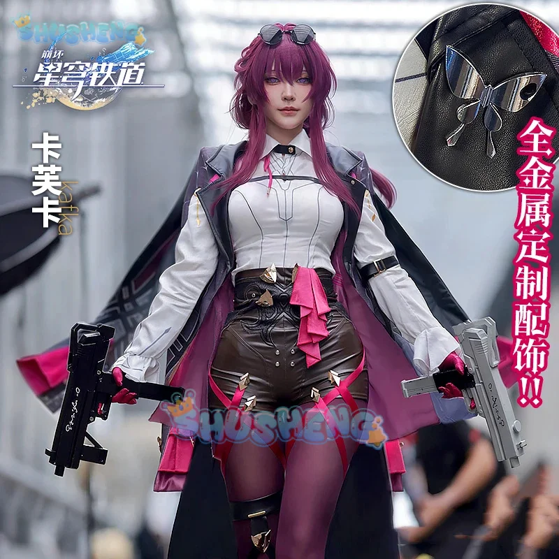 Shusheng Honkai: Star Rail Kafka Straitjacket Cosplay Costume Cos Game Anime Party Uniform Hallowen Play Role Clothes Clothing