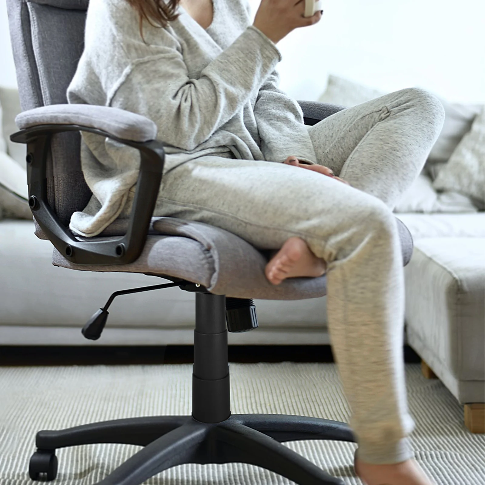 

4Pcs Office Chair Gas Lift Cylinder Dust Cover Protective Telescoping Design Anti Slip Cover Office Chair Accessories Gaming