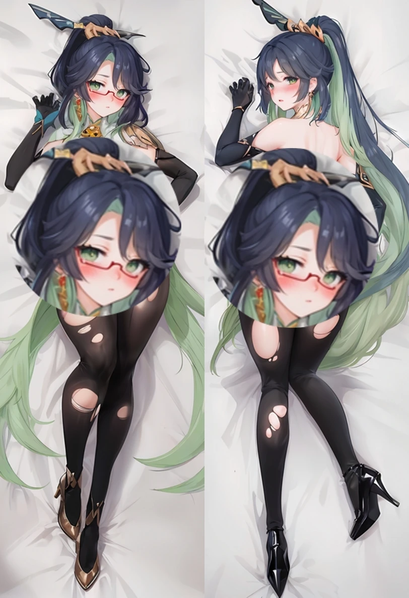 Dakimakura-Taie d'oreiller de jeu Impact, accessoire de cosplay, idle cloud, câlin, corps