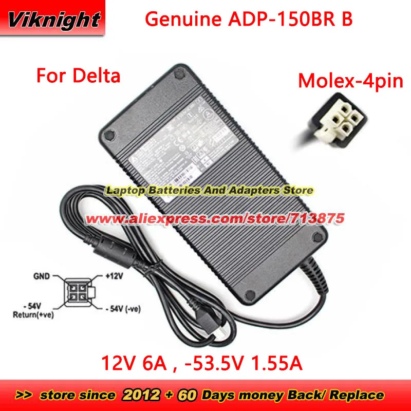 Imagem -01 - Fonte de Alimentação Genuína para Adaptador ca Delta Adp150br b Molex Pinos Cr1121 12v 6a 150w p n 341-10039901 Adp-150-br ba z fonte de alimentacao genuina para adaptador ca delta adp150br b molex pinos cr1121 12v 6a 150w p n 341 10039901 adp 150 br ba z 01