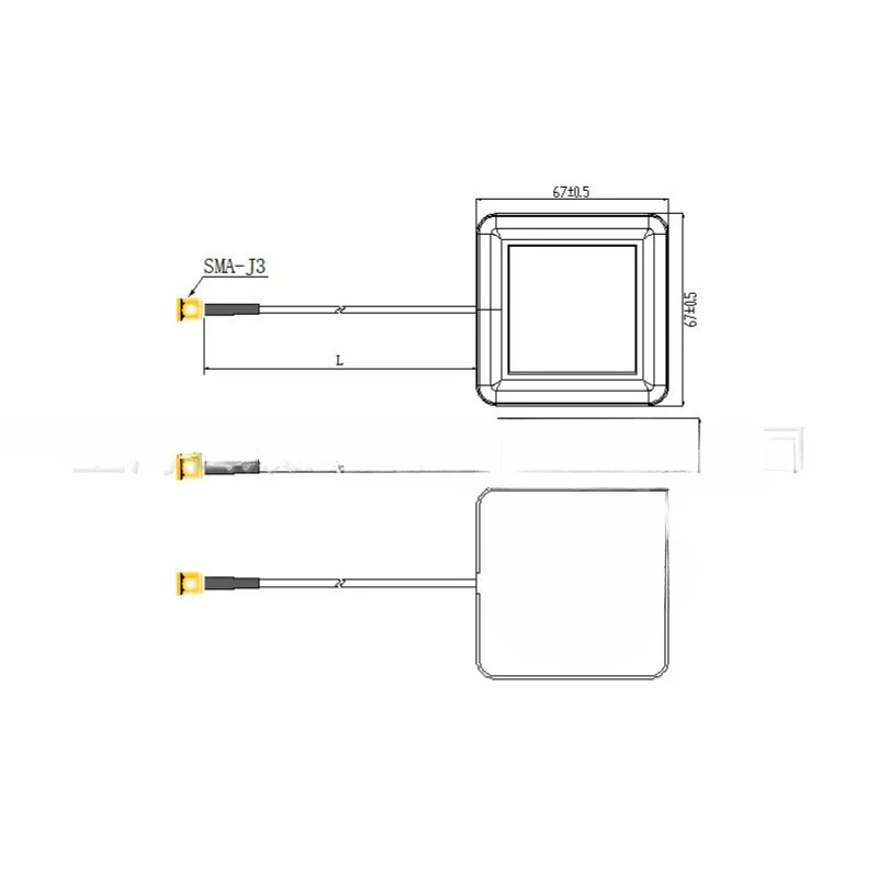 for Dual-Band Ceramic Active Antenna Daml1l2rs4jm1_j5m