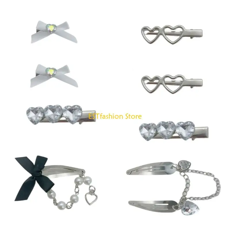 Y5GC Makeup Washing Face Hair Pin Stage Performances Hairclip Sweet Simple Hairpin