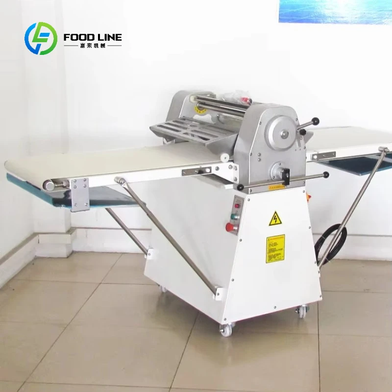 

Коммерческий настольный валик из нержавеющей стали, двусторонняя раскатка для круассанов, хрустящих кондитерских изделий, пиццы, хлеба, муки, кукурузы, воды