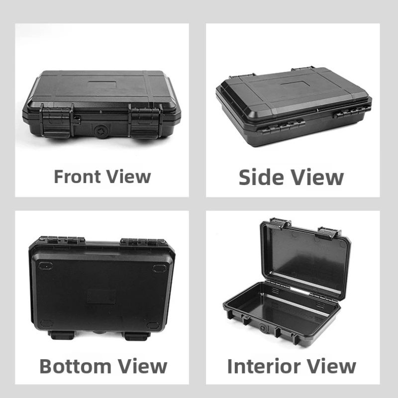 Portable Small Toolbox Waterproof Plastic Storage Box Protective Shockproof Sealed Safety Case Precision Storage Case For Tools