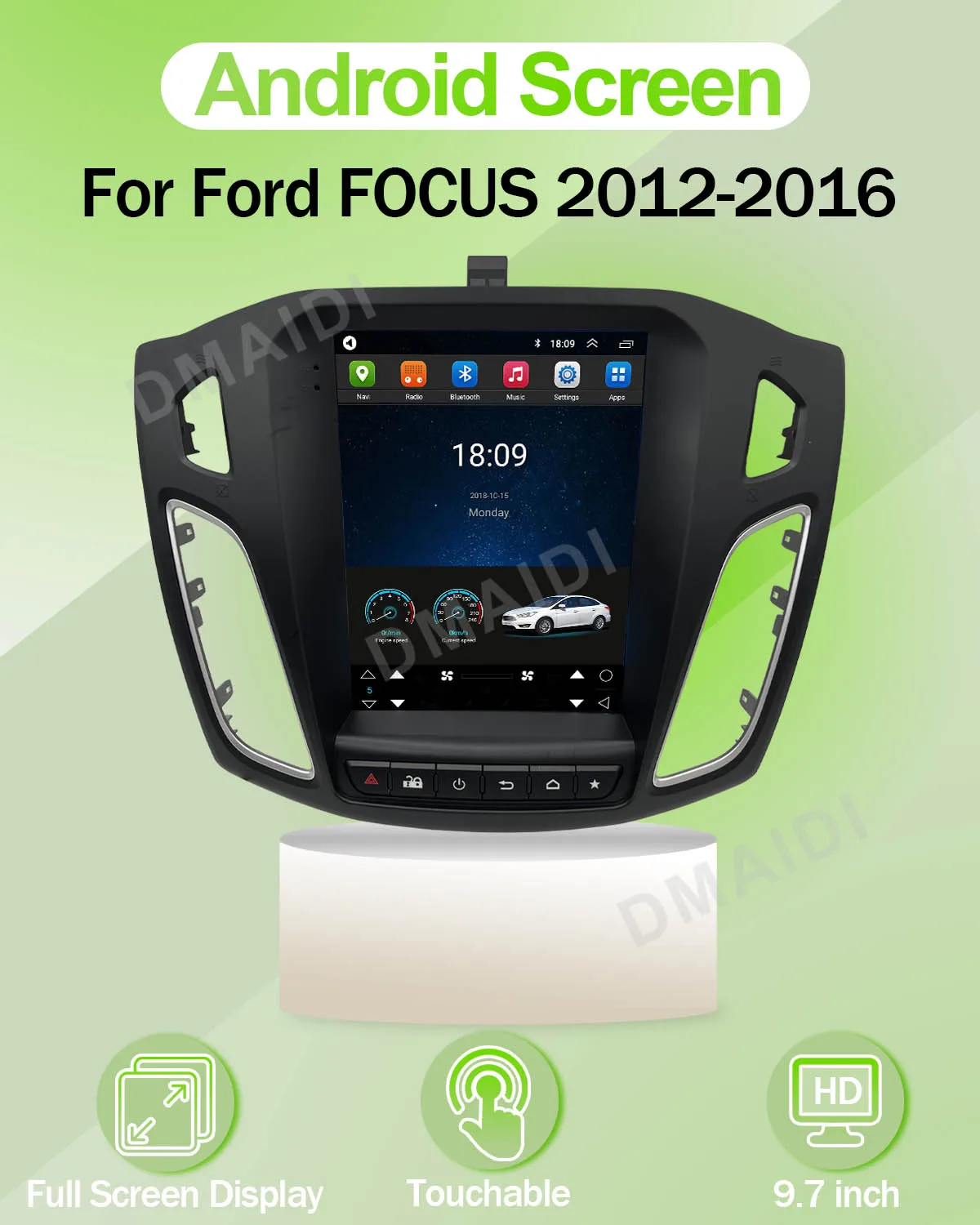 Factory price Android 13 Radio Player Carplay Auto Car Multimedia Video Car Dvd Player For Ford Focus 2012-2016 Auto Electronics