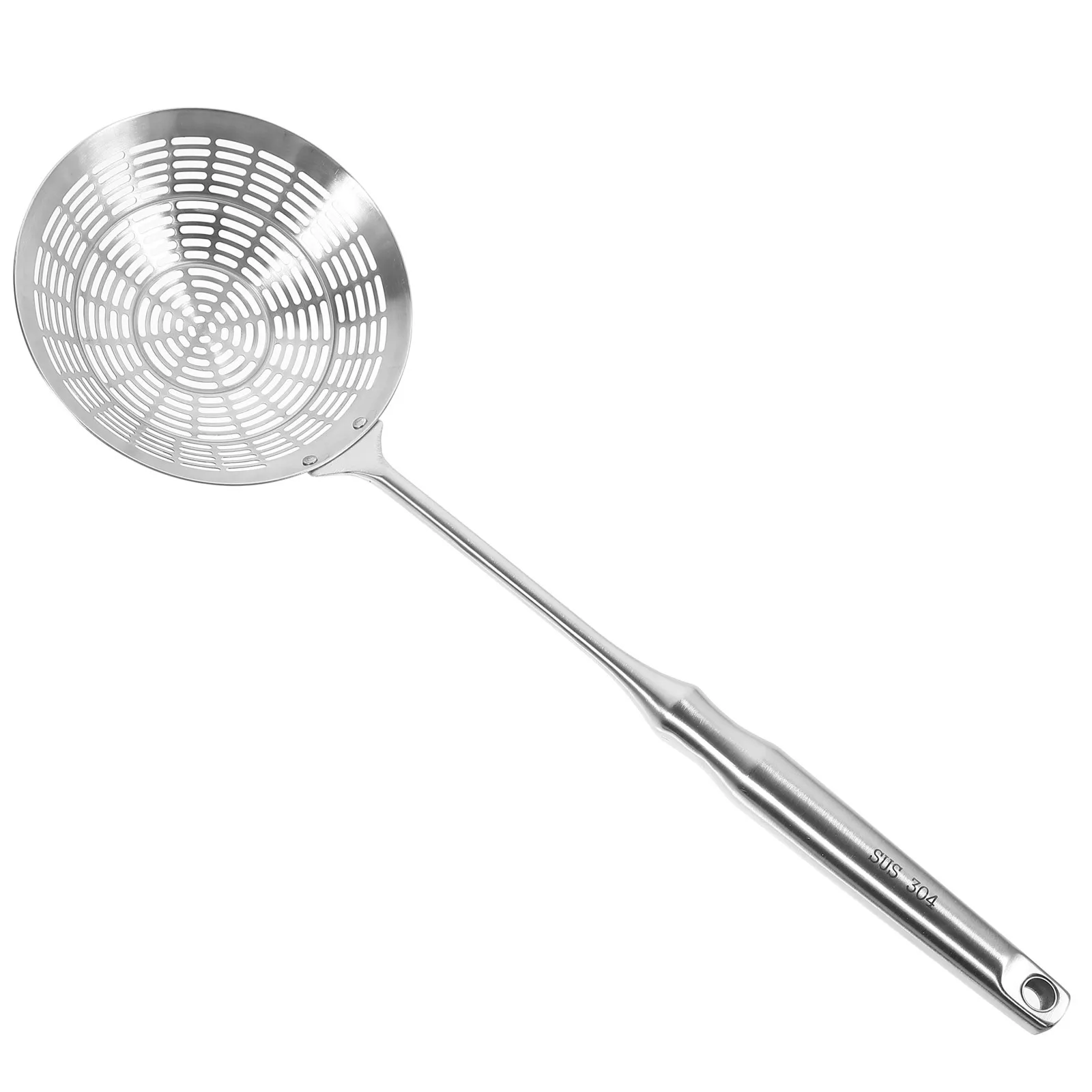 

Stainless Steel Slotted Spoon Rustproof High Temperature Resistant Kitchen Colander For Fried Food Noodles Oil Strainer