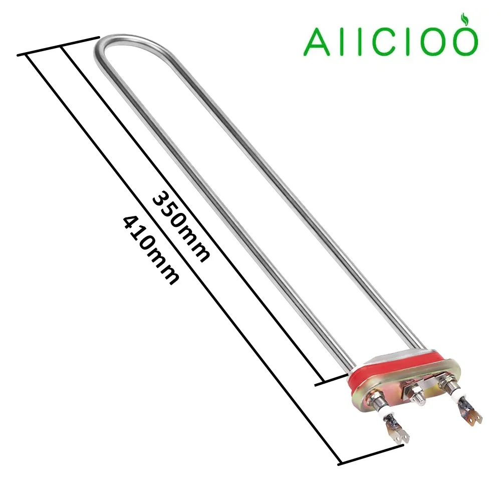 Washing Machine Heating Element with Expansion Flange Stainless Steel Water Heating Tube Washer Electric Heater Pipe 230v 2500w