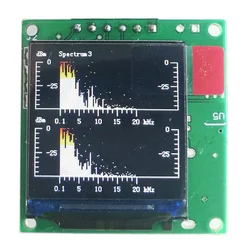 Analizador de pantalla de espectro de música, amplificador de potencia MP3 LCD de 1,3 pulgadas, indicador de nivel de Audio, módulo medidor VU equilibrado de ritmo