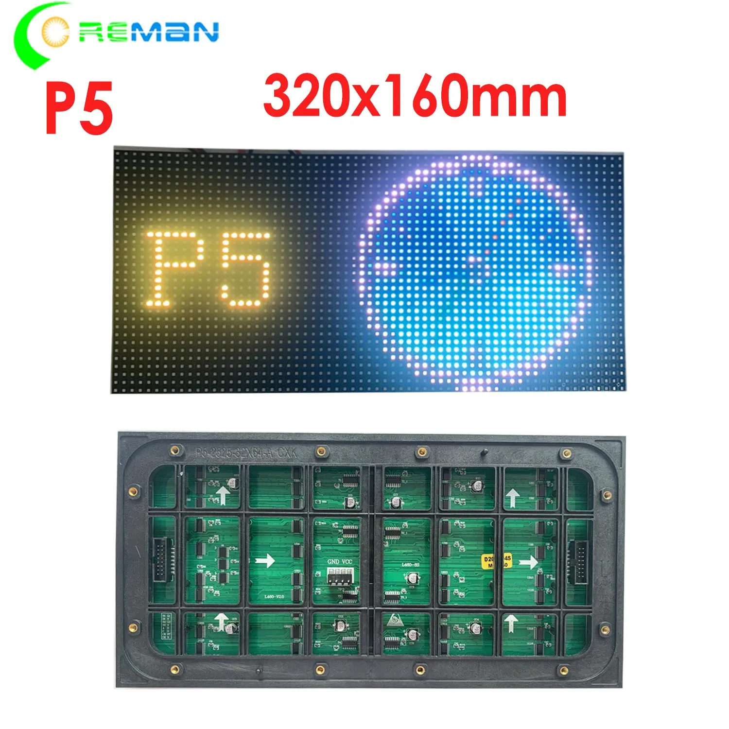 

Free shipping outdoor advertising led screen module p5 64x32 320x160mm SMD2727 SMD2525 SMD1921