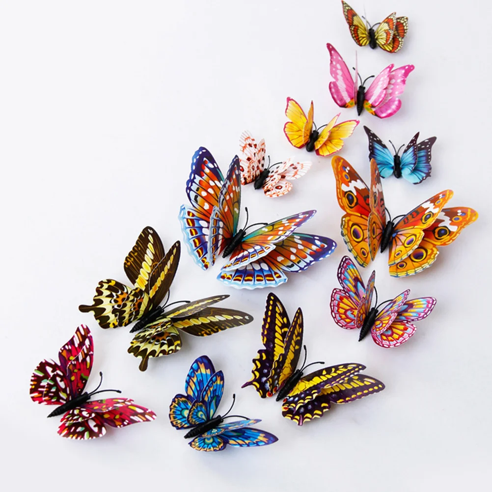 

Galaxy Wall Decal Sticker Butterflies Stickers Three-dimensional Decorative Butterfly Decorations