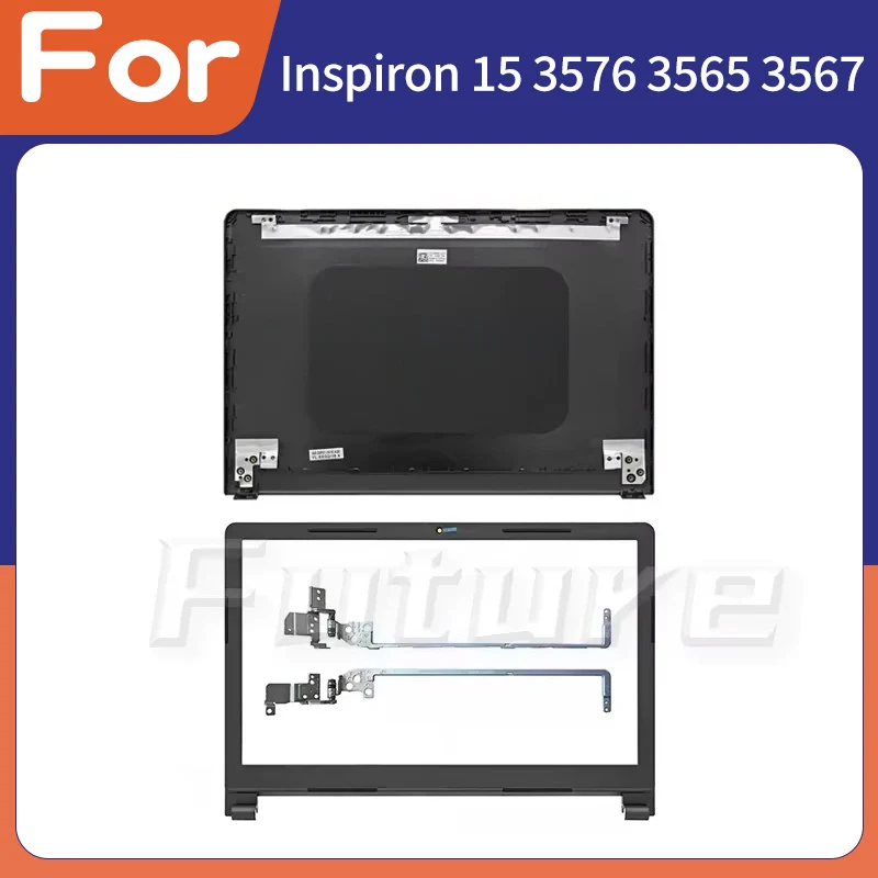 

Laptop Accessorie For Inspiron 15 3576 3565 3567 LCD Back Cover/Front Bezel/Hinges Black 04F55W